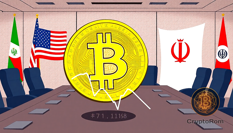 📉 Переговоры США и Ирана зашли в тупик – биткоин теряет рост выходных