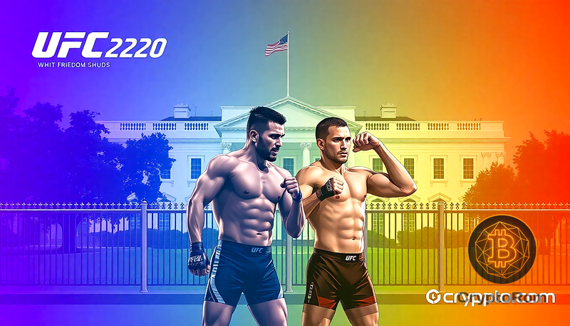🥊 UFC Freedom 250 пройдет в Белом доме: Crypto.com предлагает бонус в $1 миллион