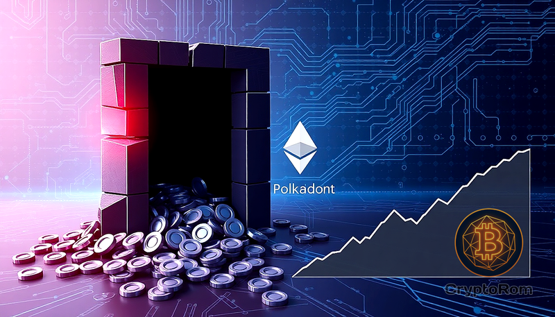 📉 Цена Polkadot упала на 6% из-за выпуска 1 миллиарда токенов на Ethereum