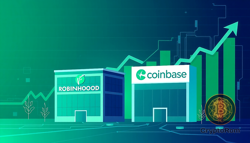 📈 Robinhood и Coinbase лидируют на рынке прогнозов