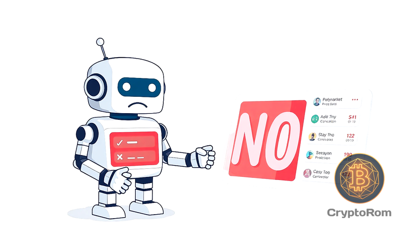 🤖 Автоматизированный бот ставит на 'Нет' в Polymarket