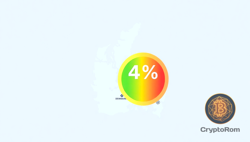 📊 В Дании владение криптовалютой стабильно на уровне 4%