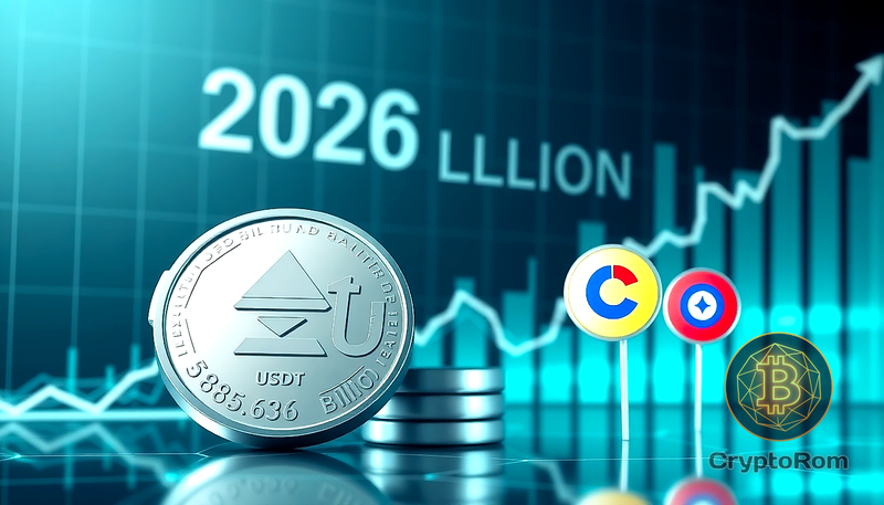 📈 Рынок стейблкоинов превысил $320 млрд, доминирование Tether USDT снизилось на 2,5% в 2026 году