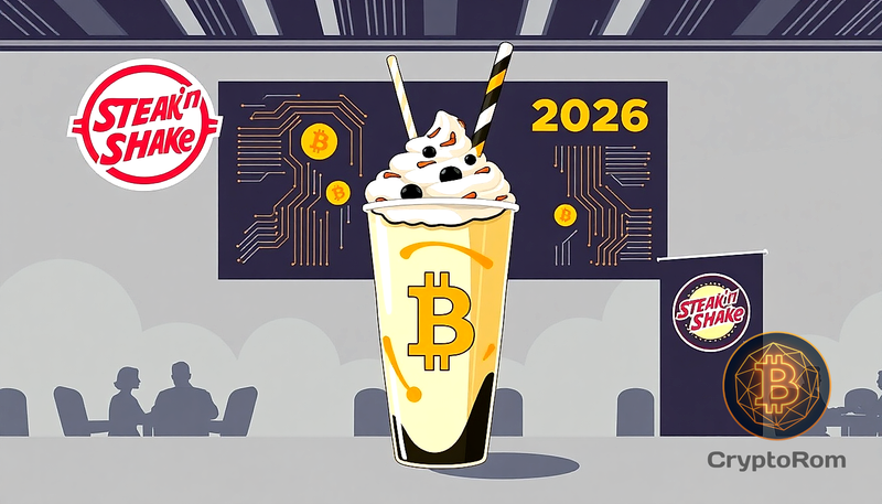 🥤 Запуск биткоин-молочного коктейля от Steak ’n Shake