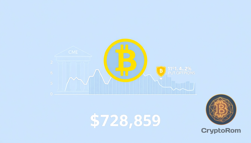 📈 Интерес к опционам на CME на Bitcoin остаётся на высоком уровне при остановке цены