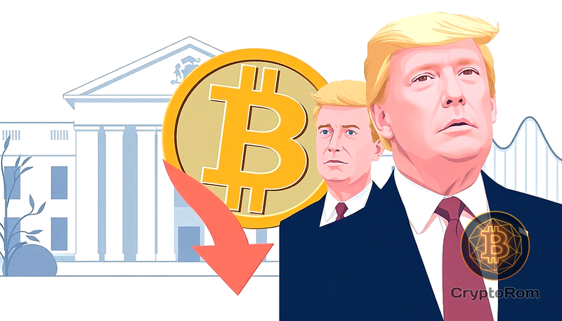 📉 Bitcoin падает к $75,000 на фоне заявлений Варша