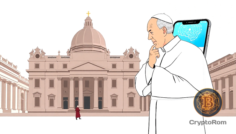 🤖 Папа Римский предупреждает об ИИ, но посты могли быть созданы с его помощью