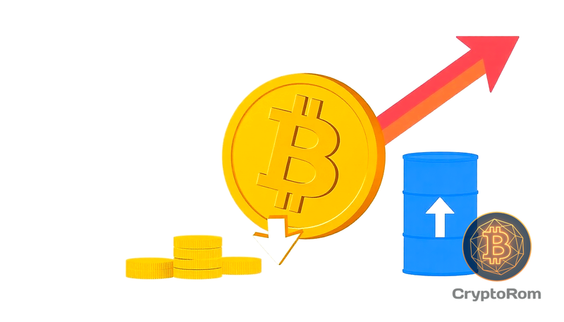 📉 Bitcoin падает ниже $80,000 из-за роста цен на нефть