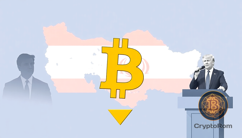 📉 Bitcoin падает после отмены поездки в Иран