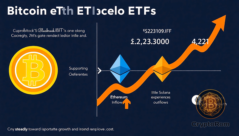 📊 Приток в Bitcoin ETF достиг $14 млн за девять дней, лидирует Blackrock IBIT