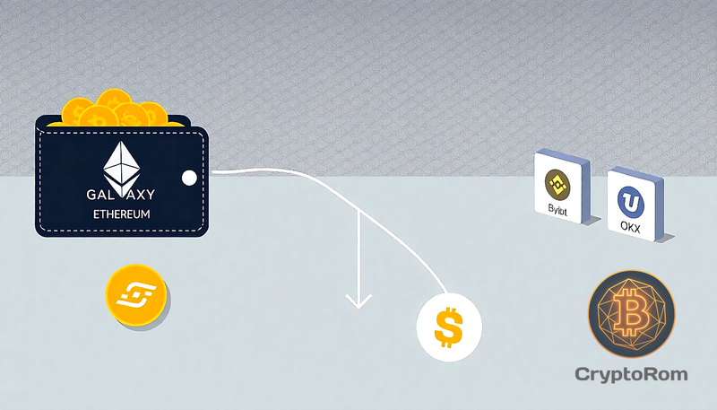 📉 Galaxy Digital переводит ETH на крупные биржи, вызывая опасения распродажи