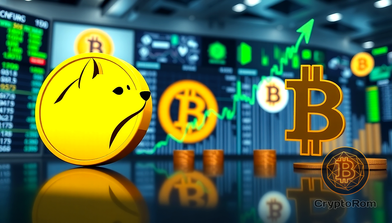 📈 Dogecoin вырос на 4% на фоне роста биткоина