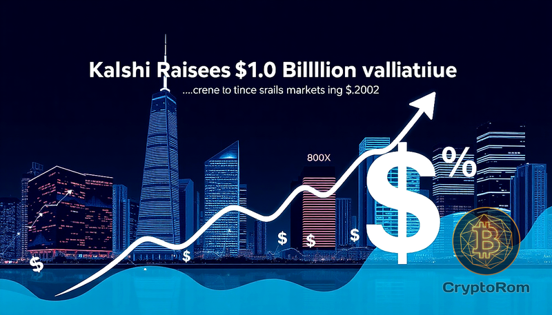 📈 Kalshi привлекает $1 млрд при оценке в $22 млрд на фоне бума рынка предсказаний