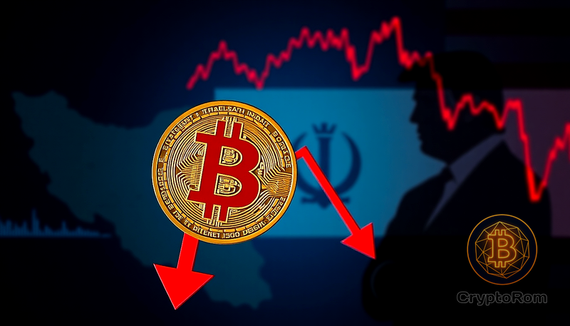 📉 Биткоин опустился ниже $80K на фоне отказа Ирана от сделки с Трампом