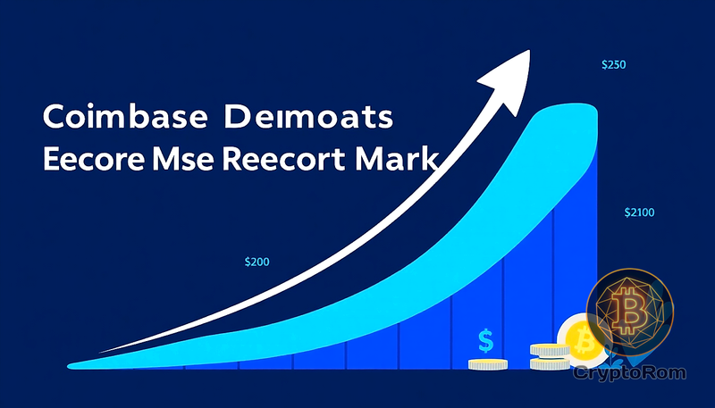 📈 Coinbase демонстрирует рекордную долю рынка