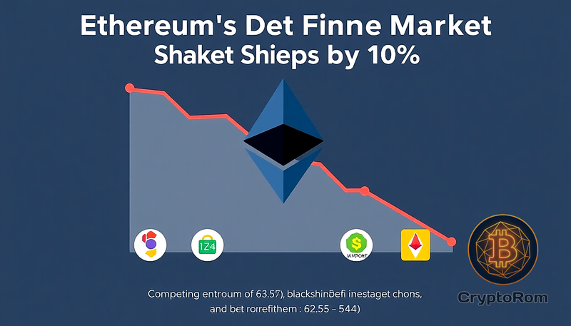 📉 Ethereum теряет 10% доли на рынке DeFi
