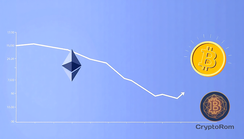 📉 Соотношение ETH/BTC упало до 10-месячного минимума