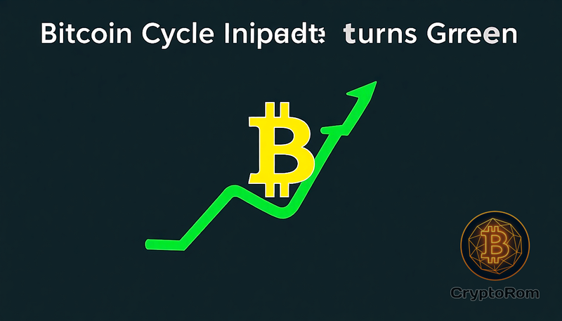📈 Индикатор цикла Bitcoin стал зелёным впервые с марта 2023 года