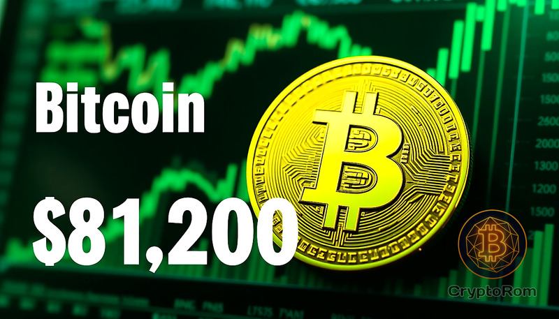 📈 Bitcoin вновь превысил $81,000 после данных по инфляции в США