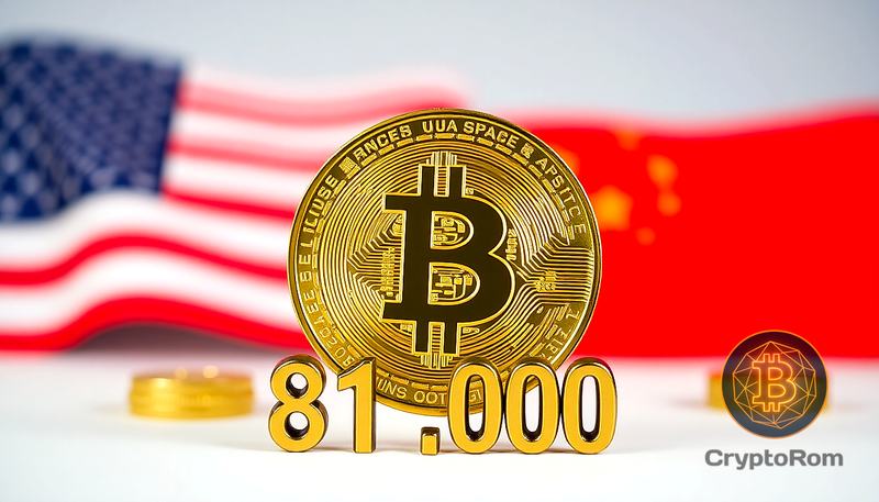 📊 Bitcoin остается ниже $81,000 на фоне предстоящих переговоров Трампа и Си