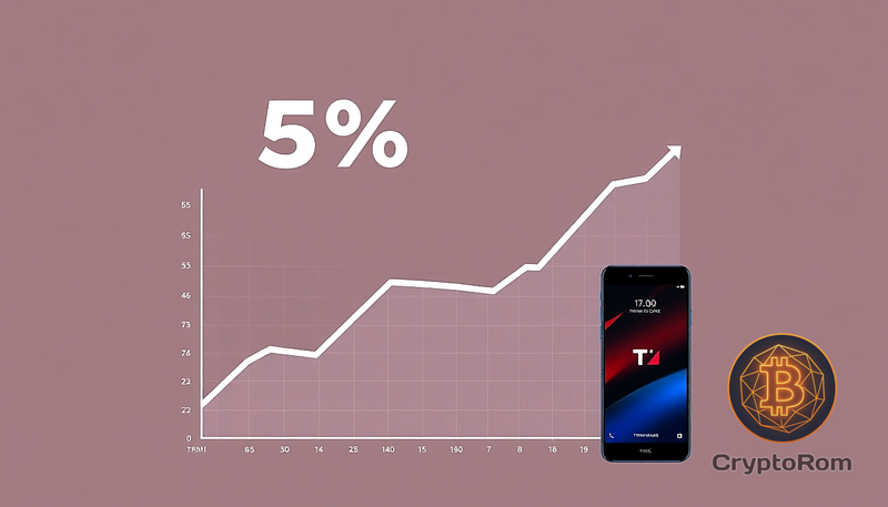 📉 TRUMP token падает на 5% на фоне начала поставок смартфона