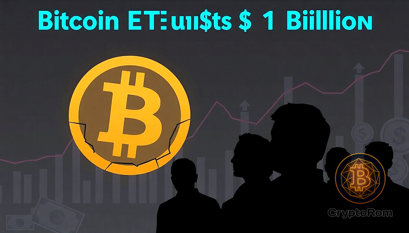 📉 Отток средств из Bitcoin ETF в США достиг $1 млрд на фоне инфляционных опасений