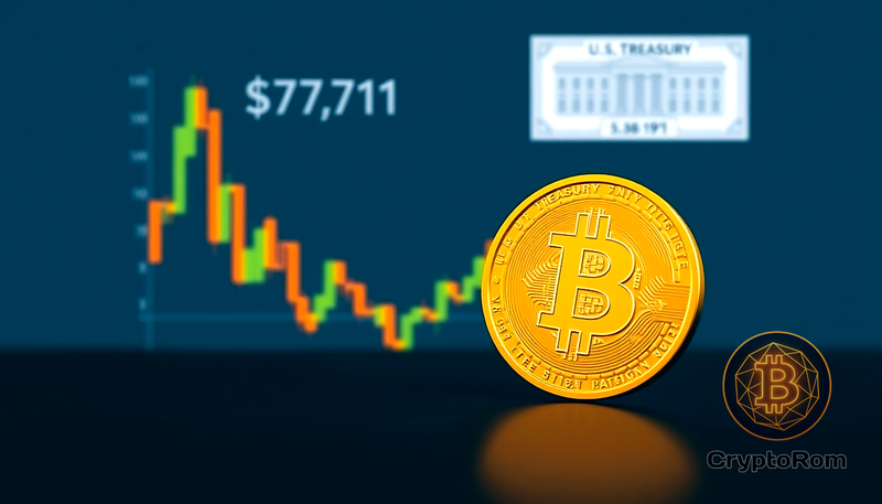 📈 Bitcoin приближается к уровню $75k на фоне корректировки доходности казначейских облигаций