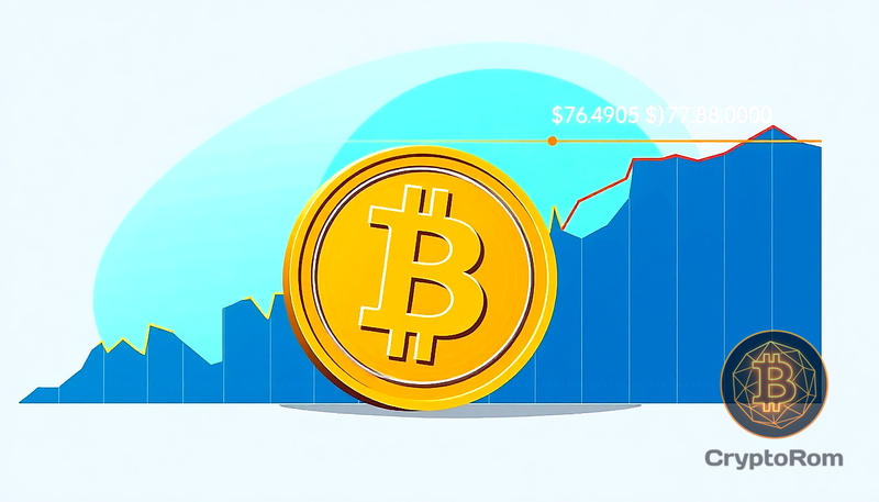 📈 Bitcoin сталкивается с сопротивлением у $78,400