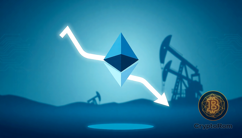 📉 Ethereum снижает цену до $2,100, проверяя уверенность рынка