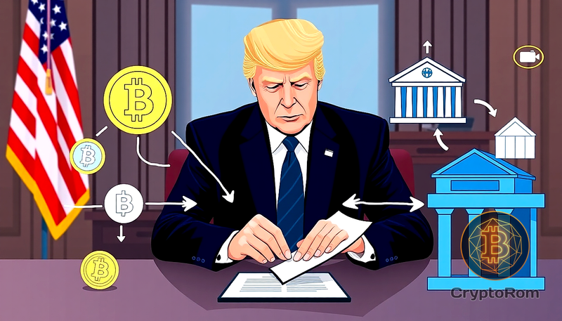 📜 Трамп упрощает доступ цифровых активов к платежным системам