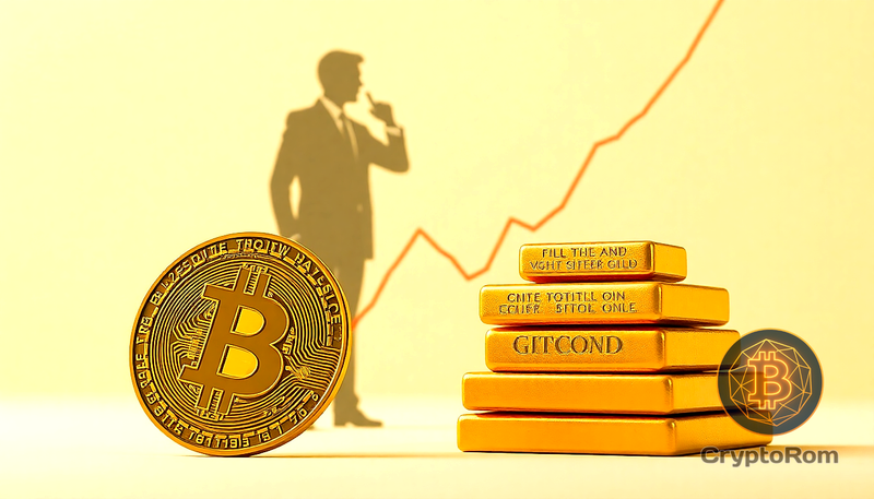 📉 Bitcoin теряет позиции по отношению к золоту