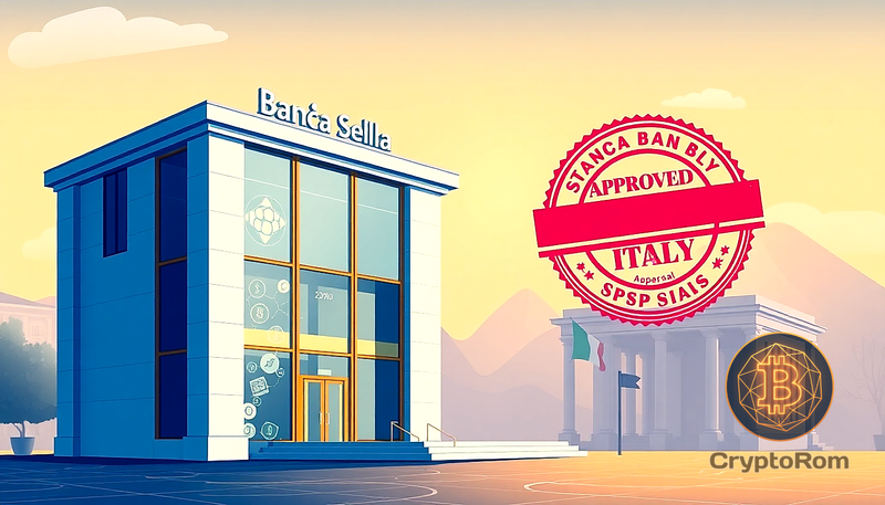 🇮🇹 Banca Sella стала первым итальянским банком с одобрением на криптоуслуги