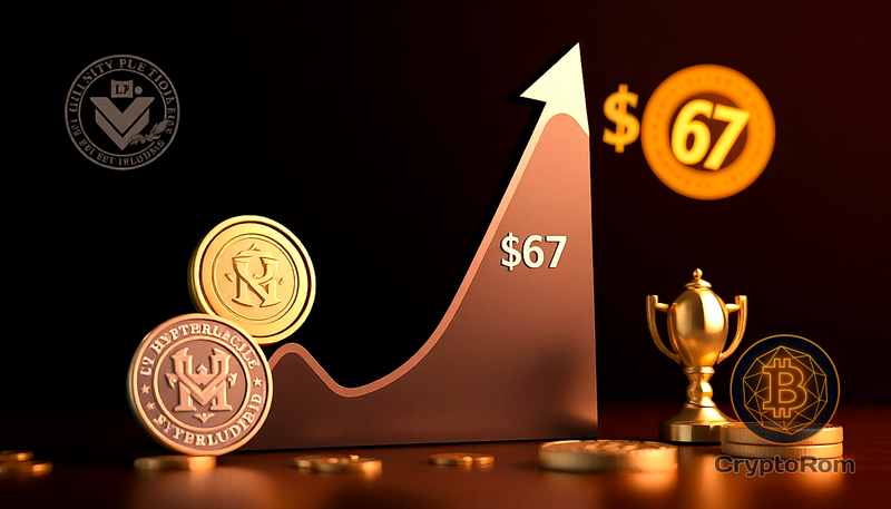 📈 Hyperliquid достигает рекордных $67 на фоне изменений в регулировании