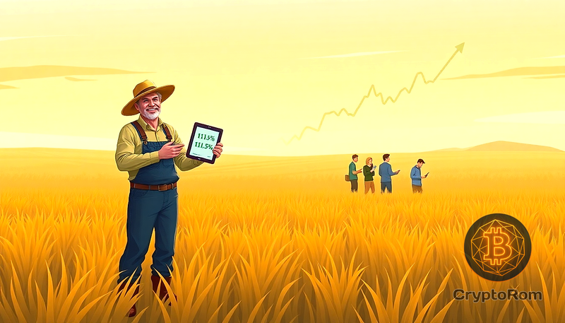 🌾 Фермер получает 11,5% доходности от акций Strategy STRC