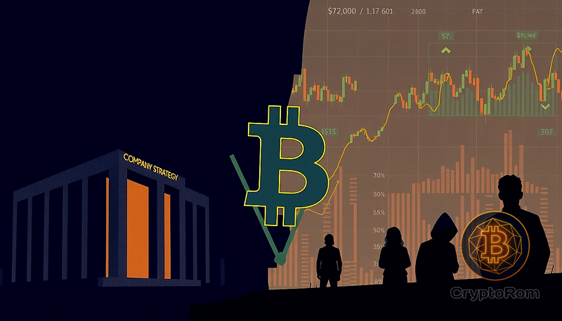 📉 Bitcoin опустился ниже $72,000 на фоне продаж Strategy