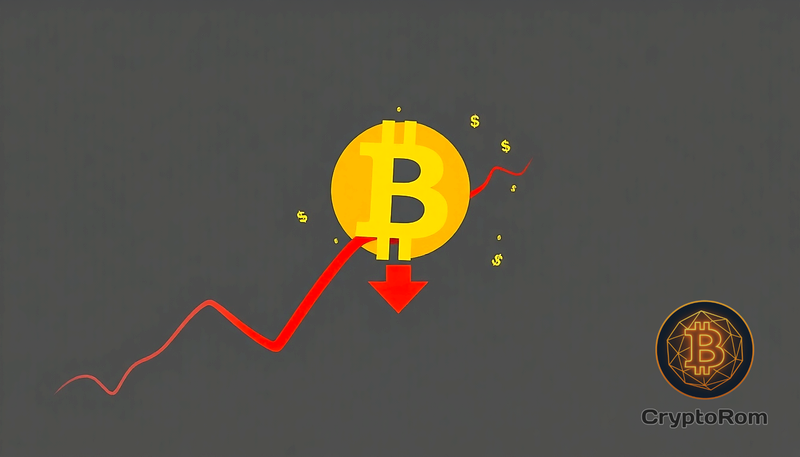 📉 Продажа 32 BTC обрушила цену Bitcoin на 5%
