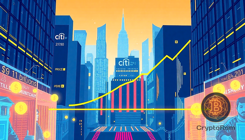 📈 Прогноз Citi: рынок токенизированных активов достигнет $5,5 трлн к 2030 году