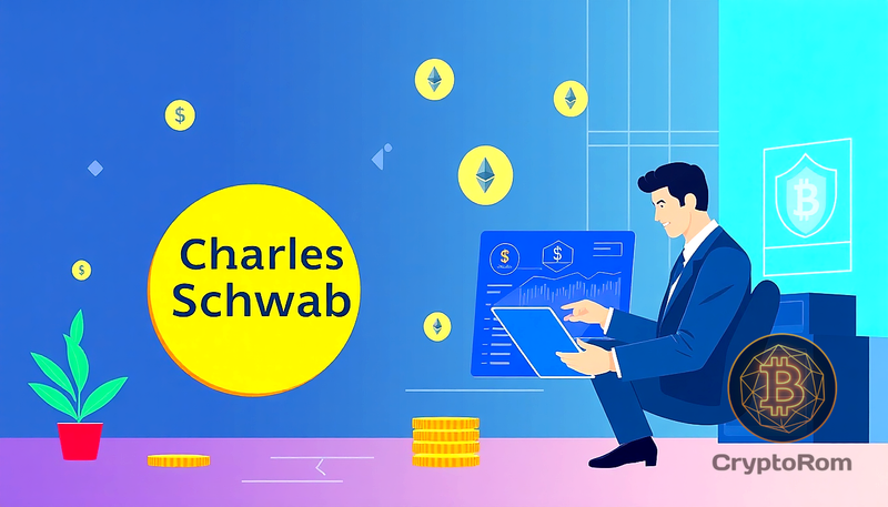 📈 Charles Schwab планирует запуск криптоуслуг для финансовых консультантов в 2027 году