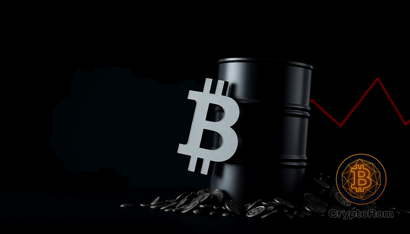 📉 Биткоин падает до минимума с марта на фоне роста цен на нефть