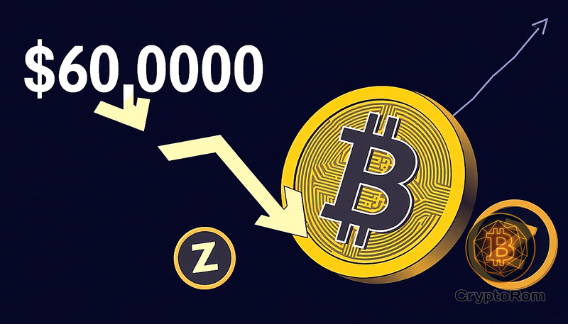 📉 Биткоин может упасть до $60,000, быки Zcash теряют интерес к ZEC