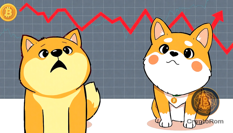 🐕 Мемкойны dogecoin и shiba inu теряют в цене 9%