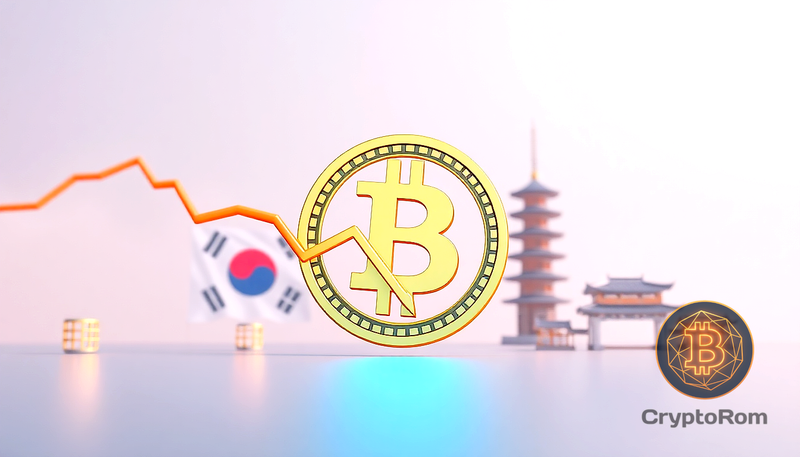 📉 Южнокорейские трейдеры создают скидку на Bitcoin
