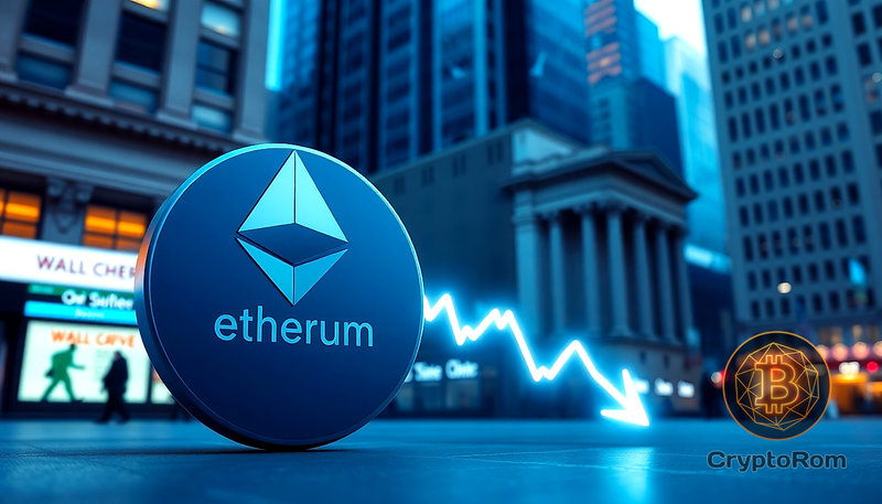 📉 Ethereum упал до $1,500, показывая изменения на Уолл-Стрит