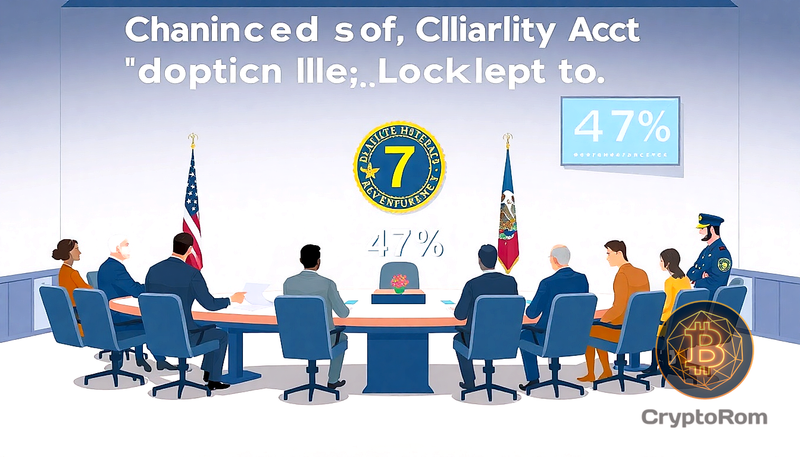 ⚖️ Шансы принятия Clarity Act упали до 47%