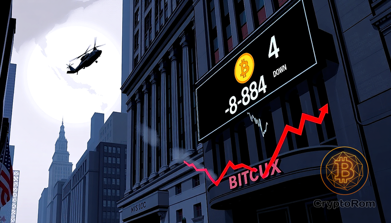 📰 Резкое падение на Wall Street и обвал Bitcoin после инцидента с вертолетом США
