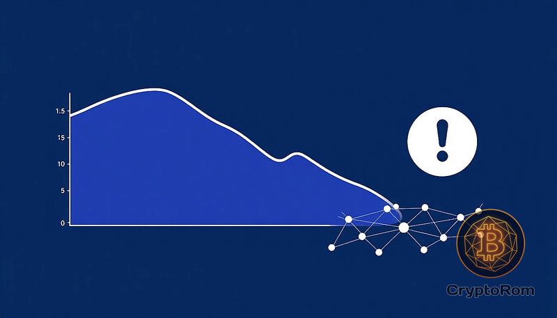 📉 Падение комиссии XRP на 91,5% вызывает тревогу