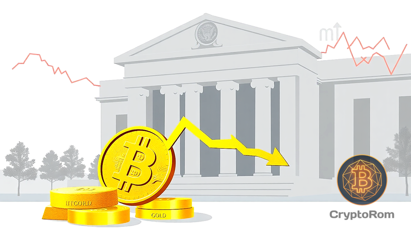 📉 Биткойн и золото падают на фоне ожиданий повышения ставок