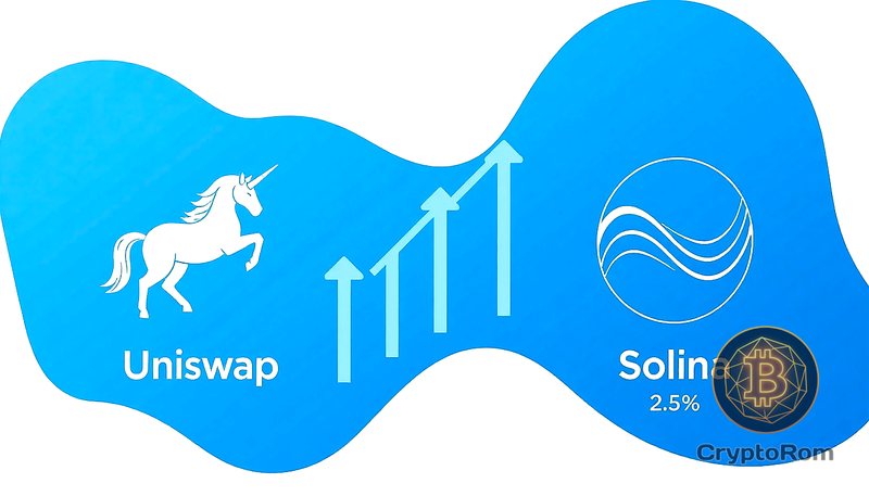 📈 Uniswap и Solana демонстрируют рост