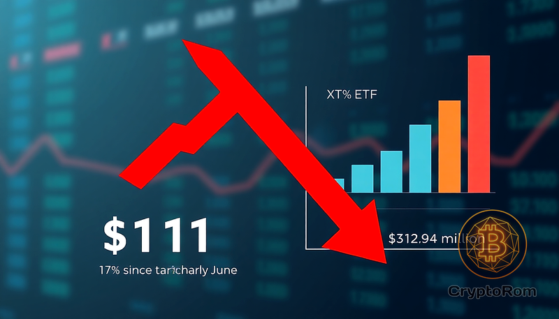 📉 XRP стремится к $0.90 на фоне спроса на ETF и давления продаж