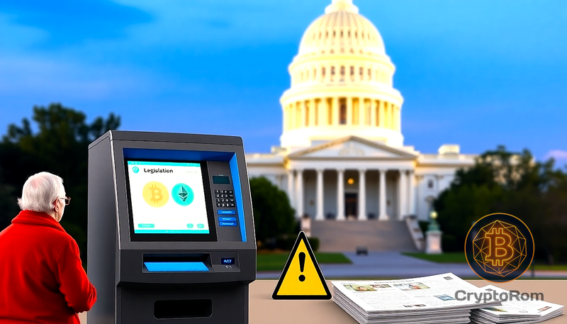 🏦 Конгресс США нацелился на криптовалютные банкоматы